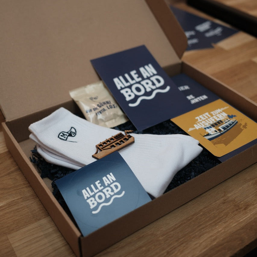 Kleine Geschenkbox inkl. Günni Socken