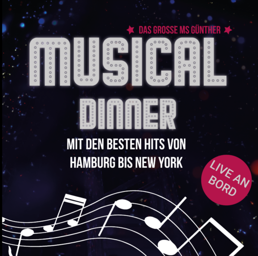 Musical Dinner – Das Show Spektakel auf der MS Günther