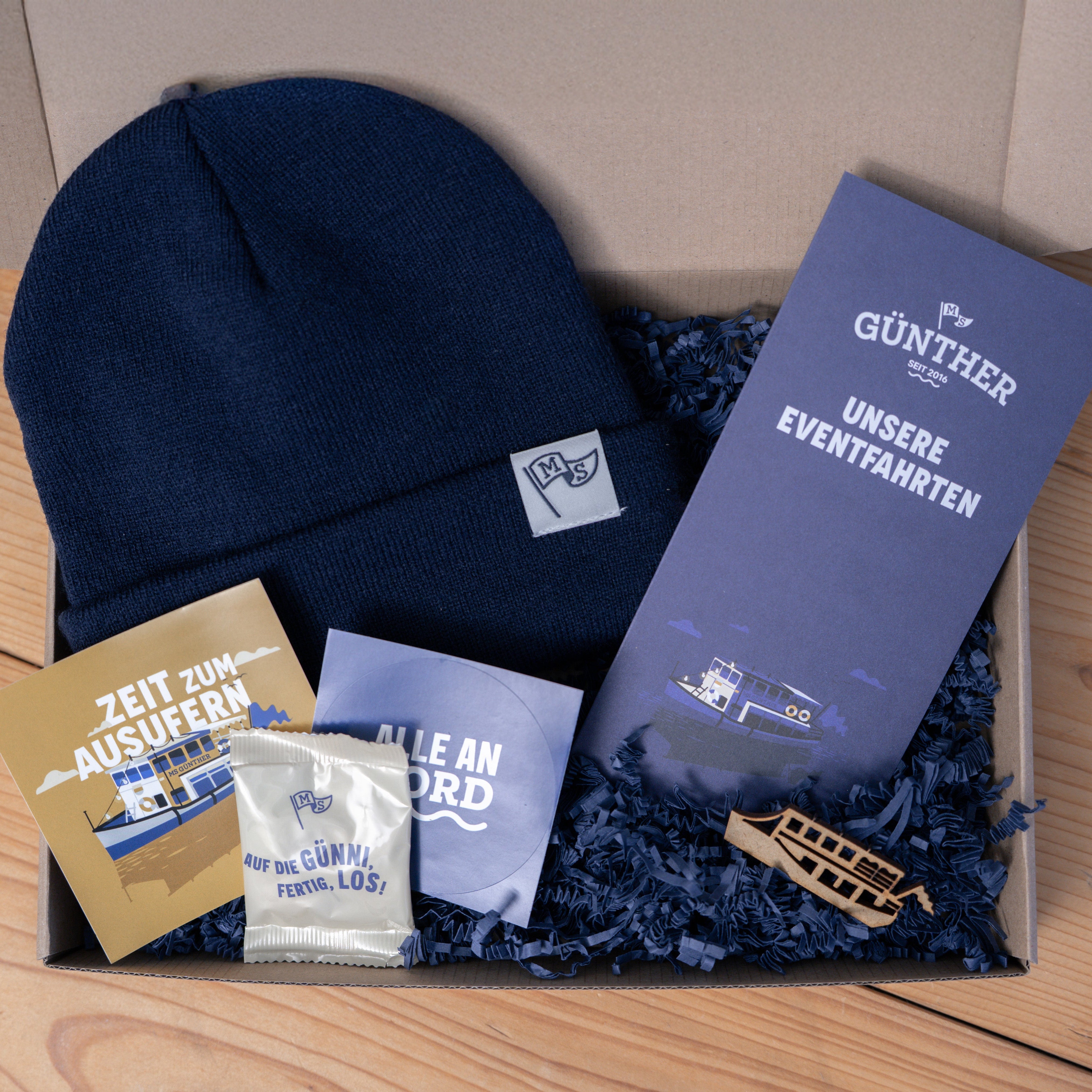 Geschenkbox Mütze