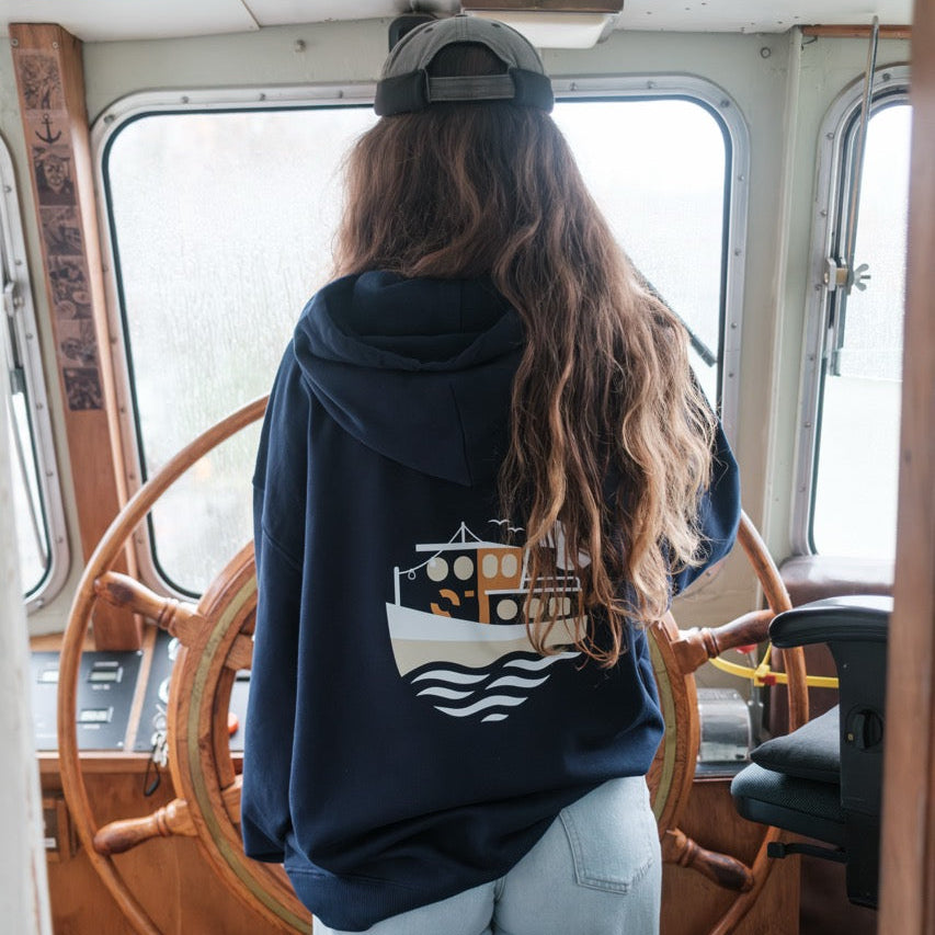 Hoodie blau Günni