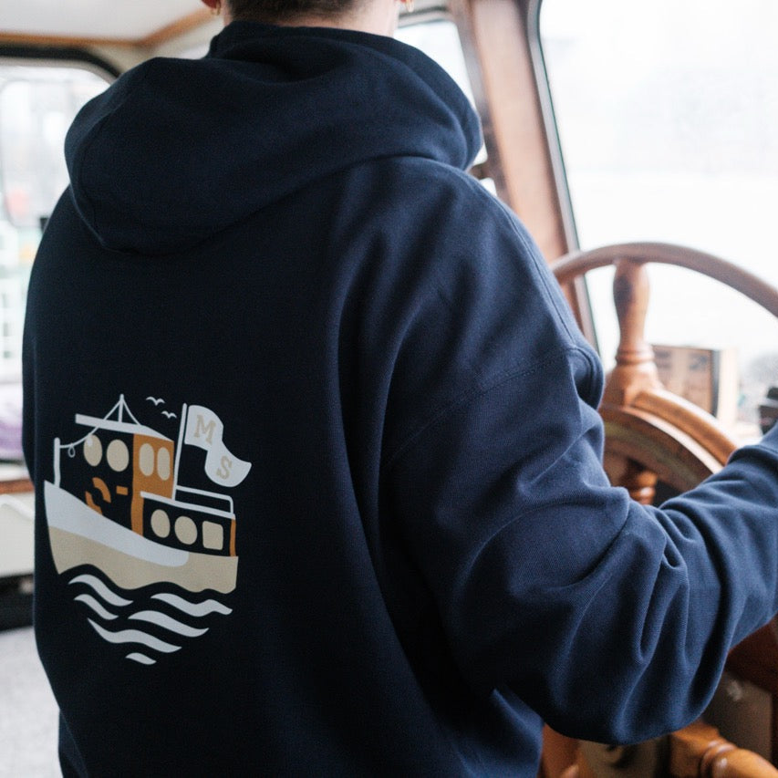 Hoodie blau Günni
