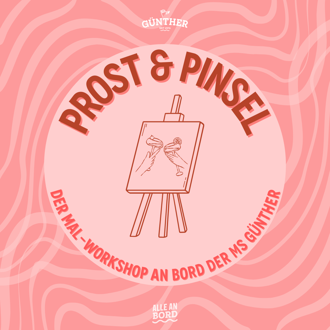 Prost & Pinsel - Die Kreativfahrt an Bord