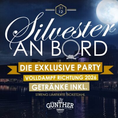 Silvester an Bord - Die exklusive Party