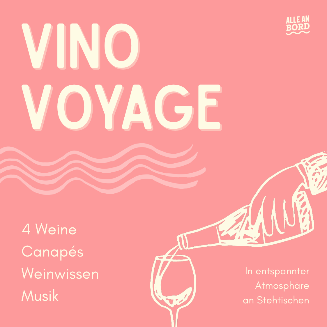 Vino Voyage - der Weinabend auf dem Kanal