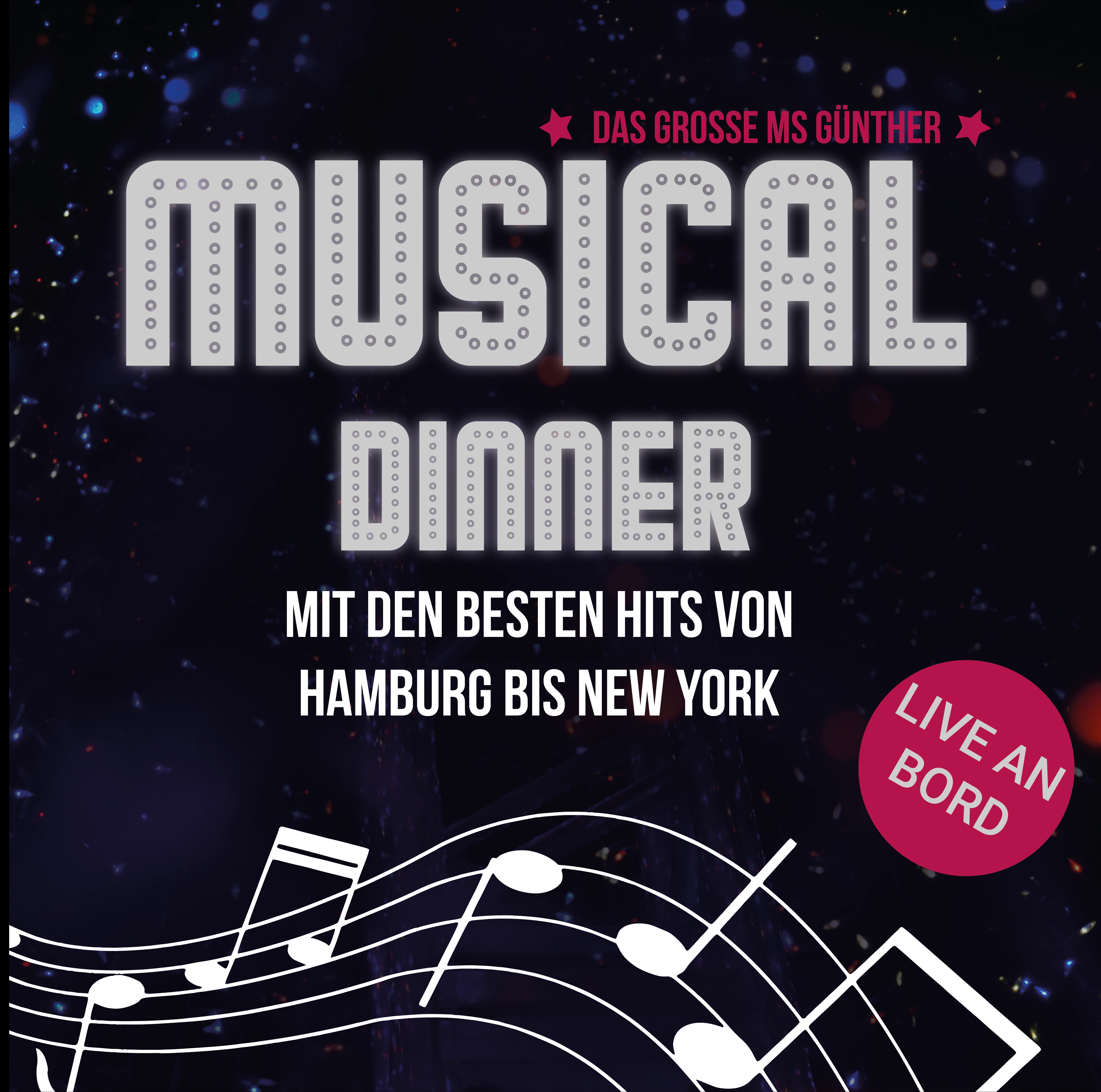 Musical Dinner an Bord der MS Günther 
